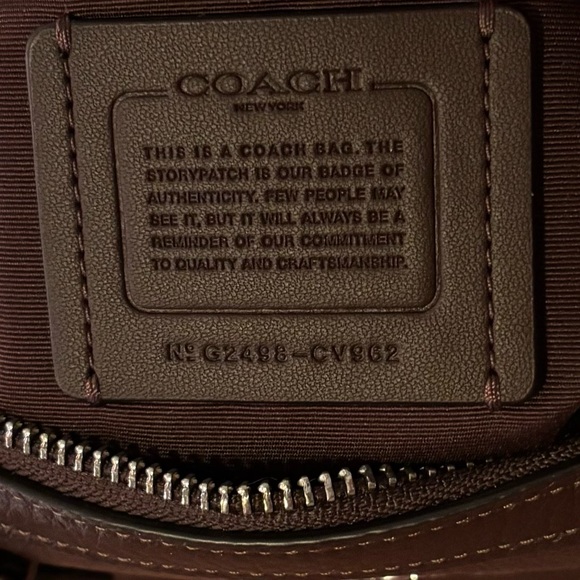 Coach Maple Rowan Medium NWOT - Picture 10 of 12